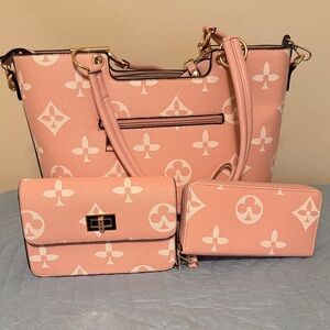 Pink Designer Tote Bag